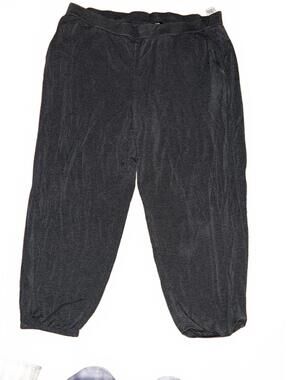 Eileen Fisher womens pull on lightweight gray tencel sweatpant sz 1X sustainable